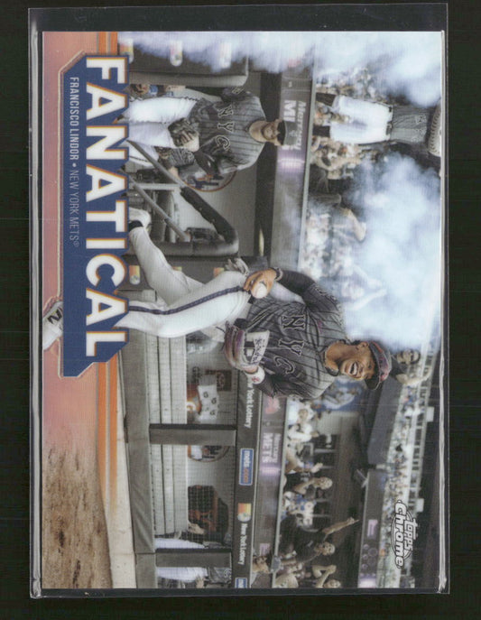 2025 Topps Chrome Fanatical Francisco Lindor #FAN-9