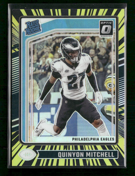 2024 Donruss Optic Electricity Quinyon Mitchell #/75 #282