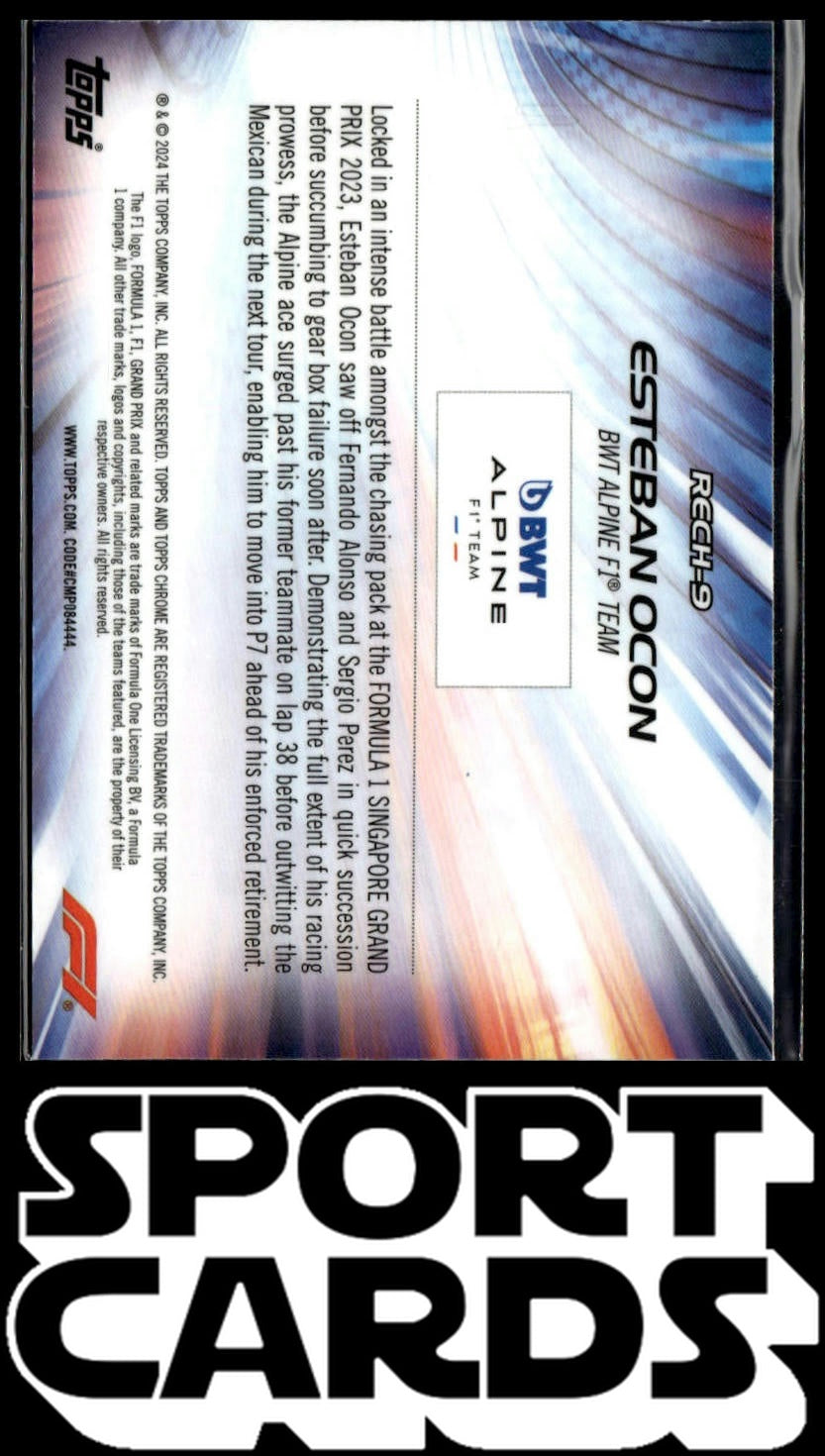 2024 Topps Chrome Formula 1 #RECH-11 Fernando Alonso Re-Charged SportCards.com