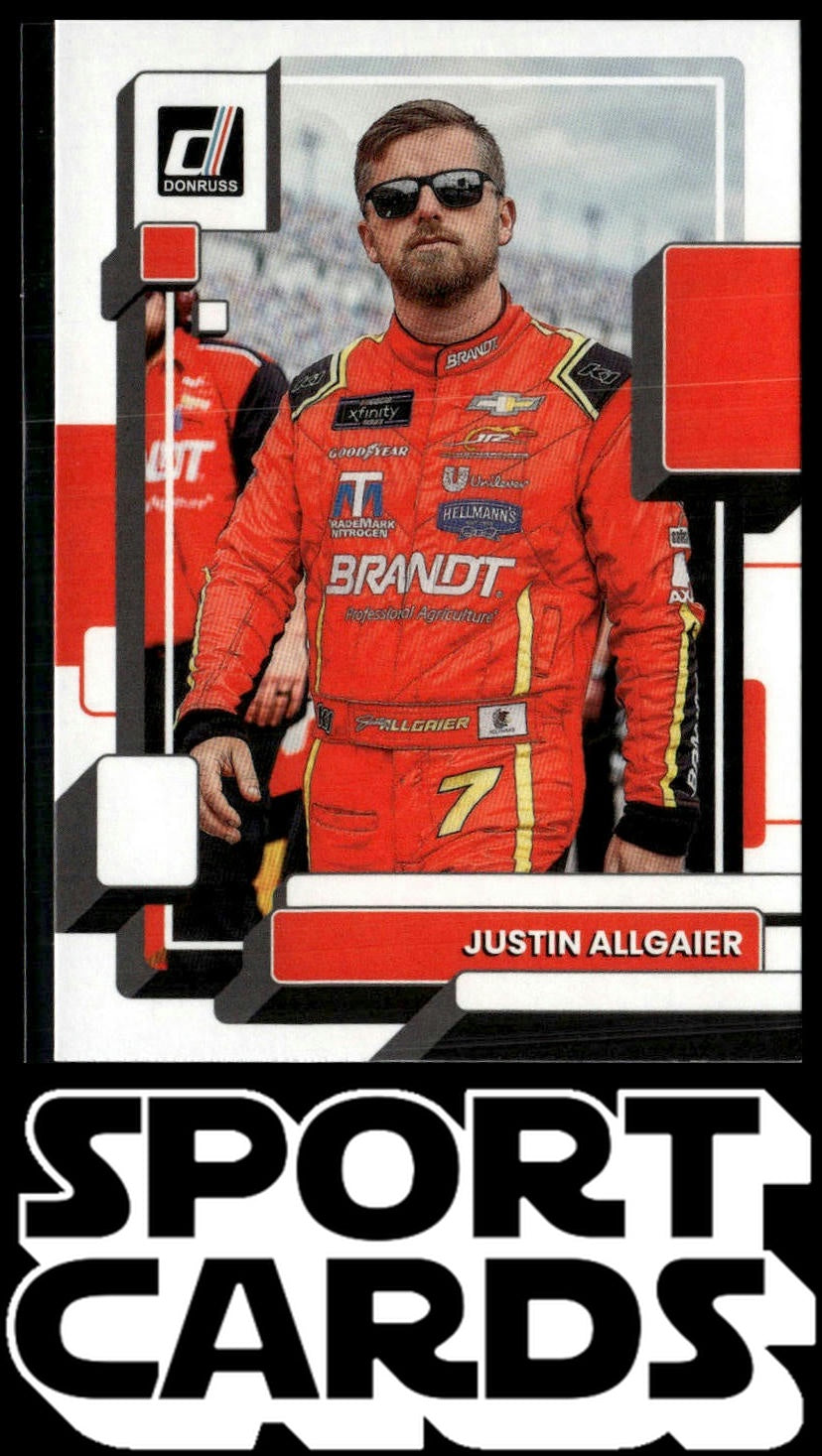 2023 Donruss #72 Justin Allgaier Silver SportCards.com