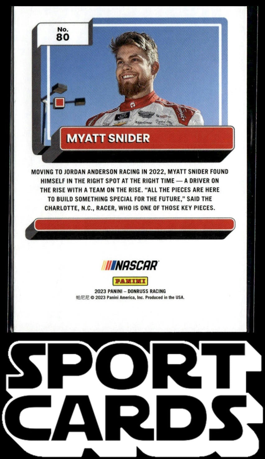 2023 Donruss #80 Myatt Snider SportCards.com