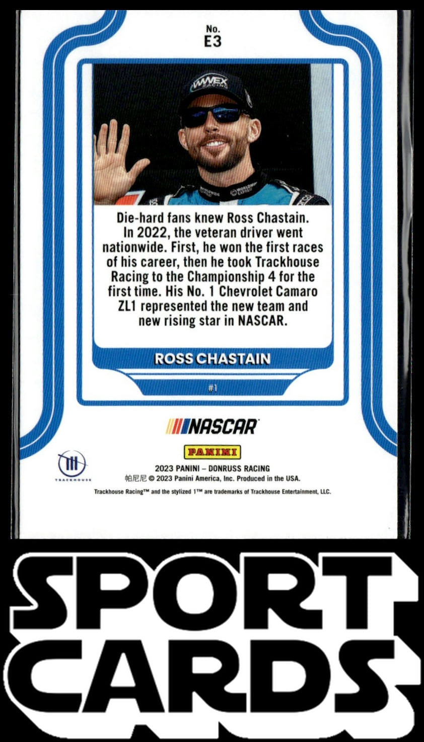 2023 Donruss #E3 Ross Chastain Elite Series Retail SportCards.com