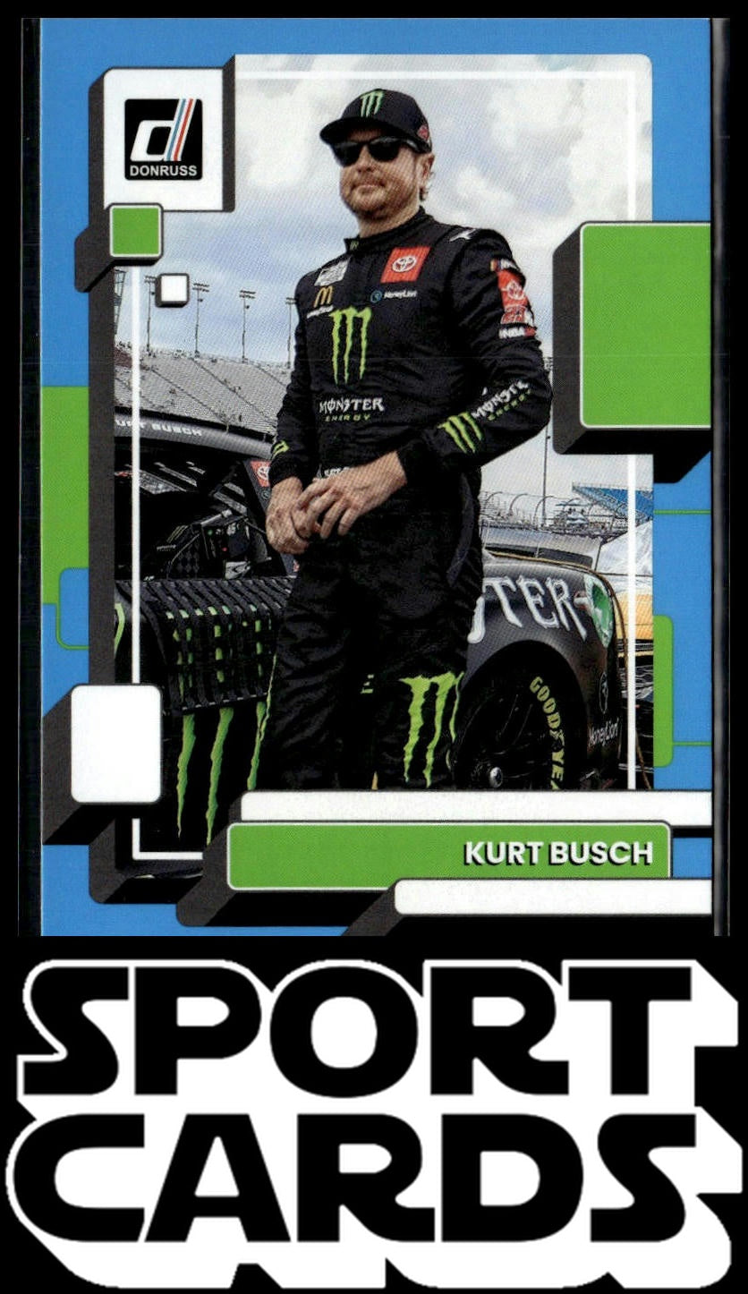 2023 Donruss #66 Kurt Busch Carolina Blue SportCards.com