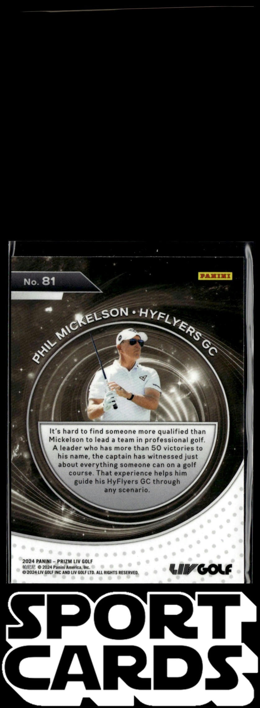 2024 Panini Prizm LIV #81 Phil Mickelson SportCards.com