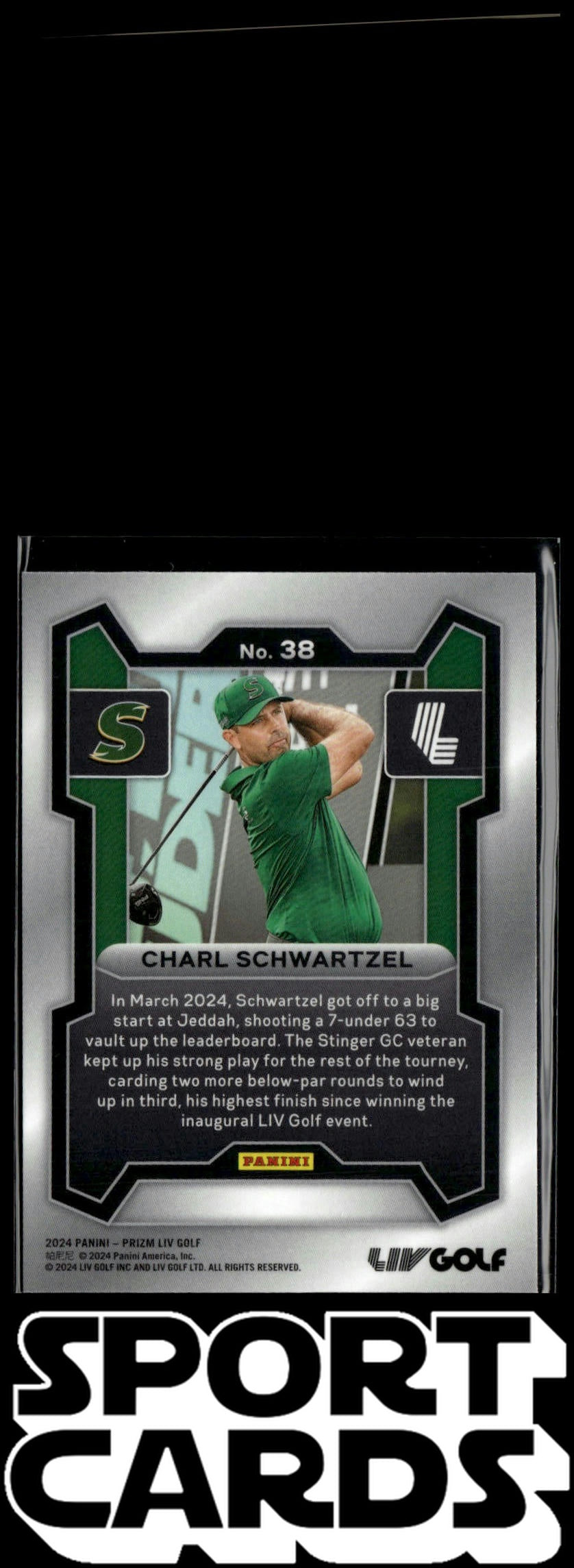 2024 Panini Prizm LIV #38 Charl Schwartzel SportCards.com