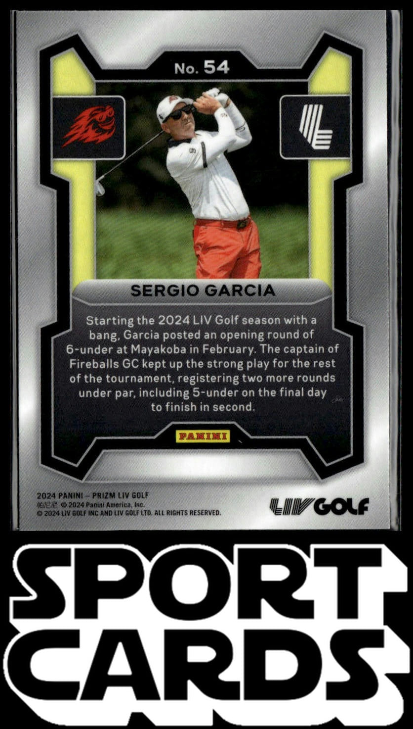 2024 Panini Prizm LIV #54 Sergio Garcia SportCards.com