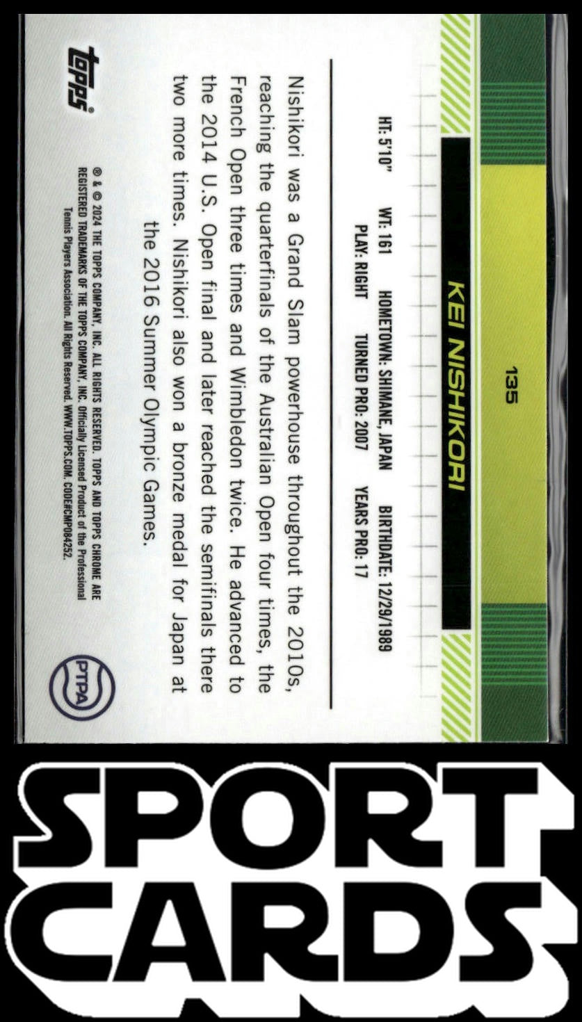 2024 Topps Chrome #135 Kei Nishikori SportCards.com