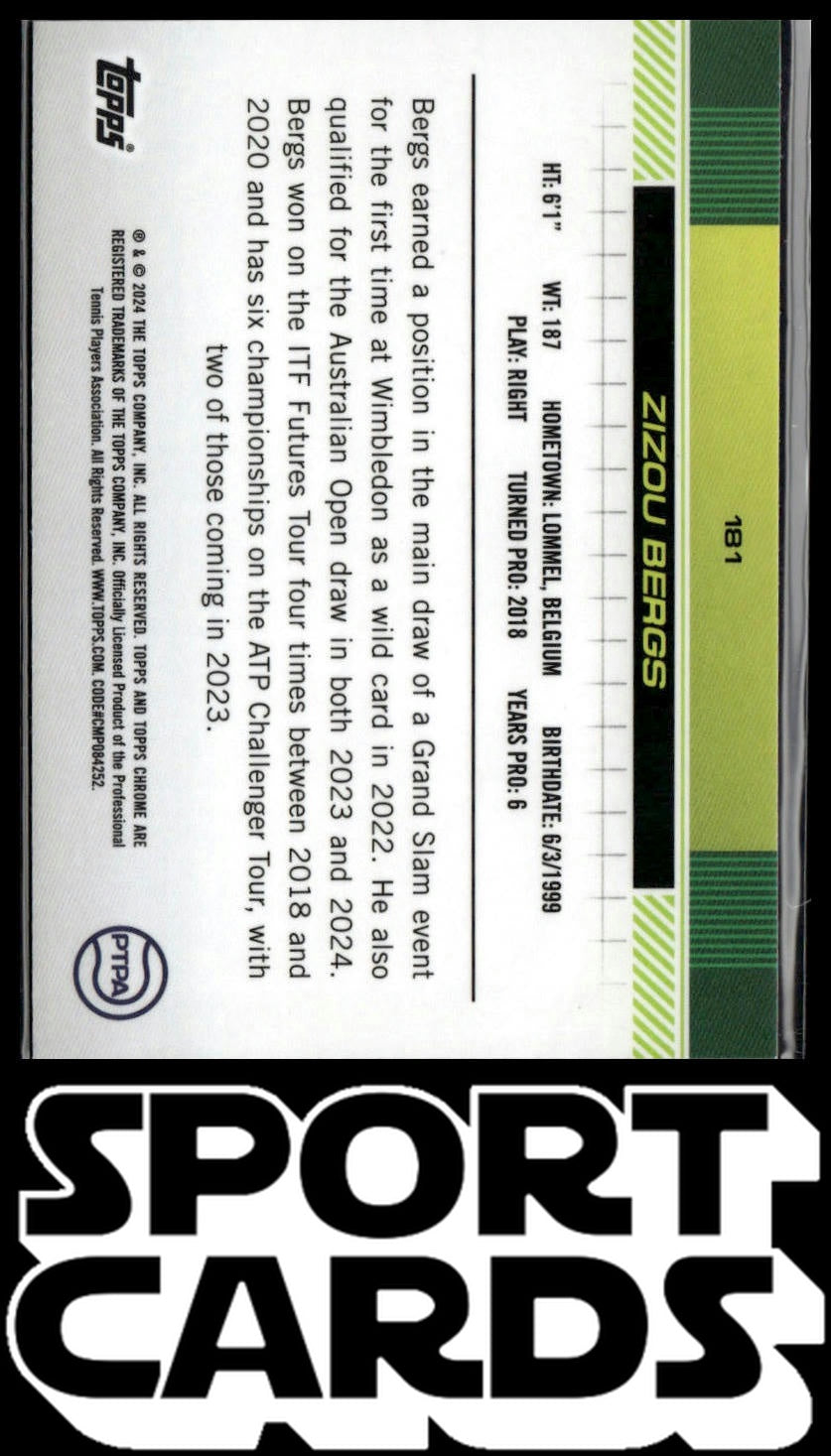 2024 Topps Chrome #181 Zizou Bergs SportCards.com