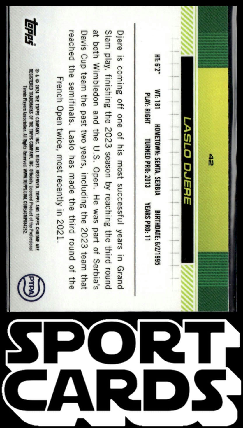 2024 Topps Chrome #42 Laslo Djere SportCards.com
