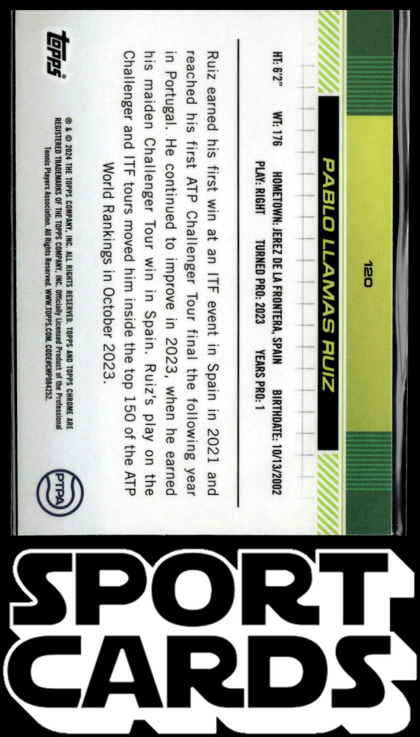 2024 Topps Chrome #120 Pablo Llamas Ruiz SportCards.com