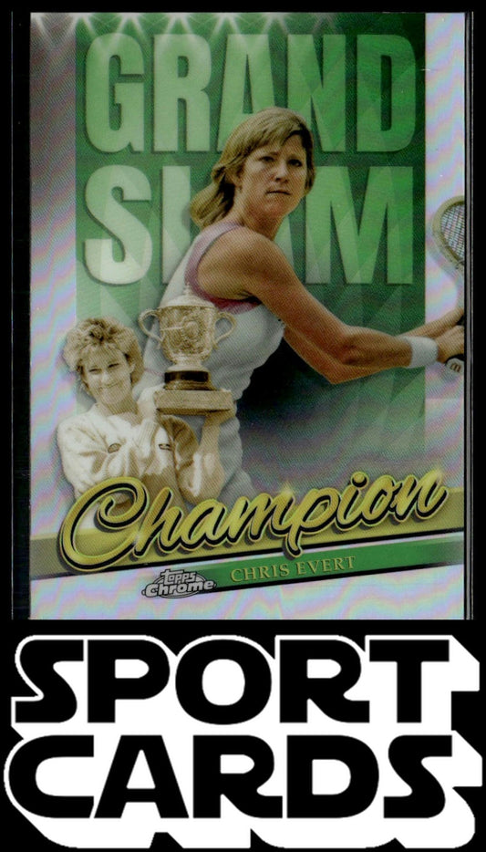 2024 Topps Chrome #GSC-CE Chris Evert Grand Slam Champion SportCards.com