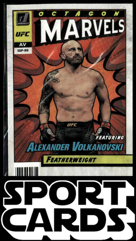 2022 Donruss UFC #6 Alexander Volkanovski Octagon Marvels SportCards.com