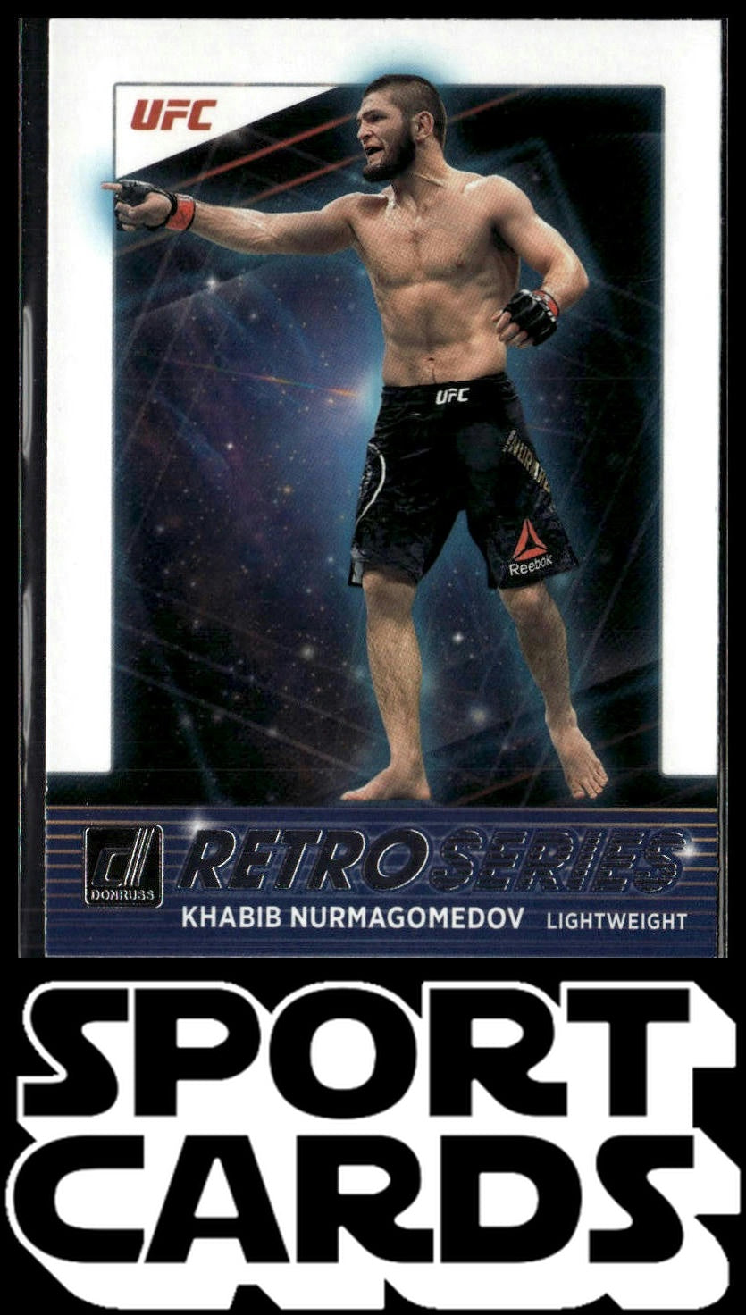 2022 Donruss UFC #9 Khabib Nurmagomedov Retro Series SportCards.com