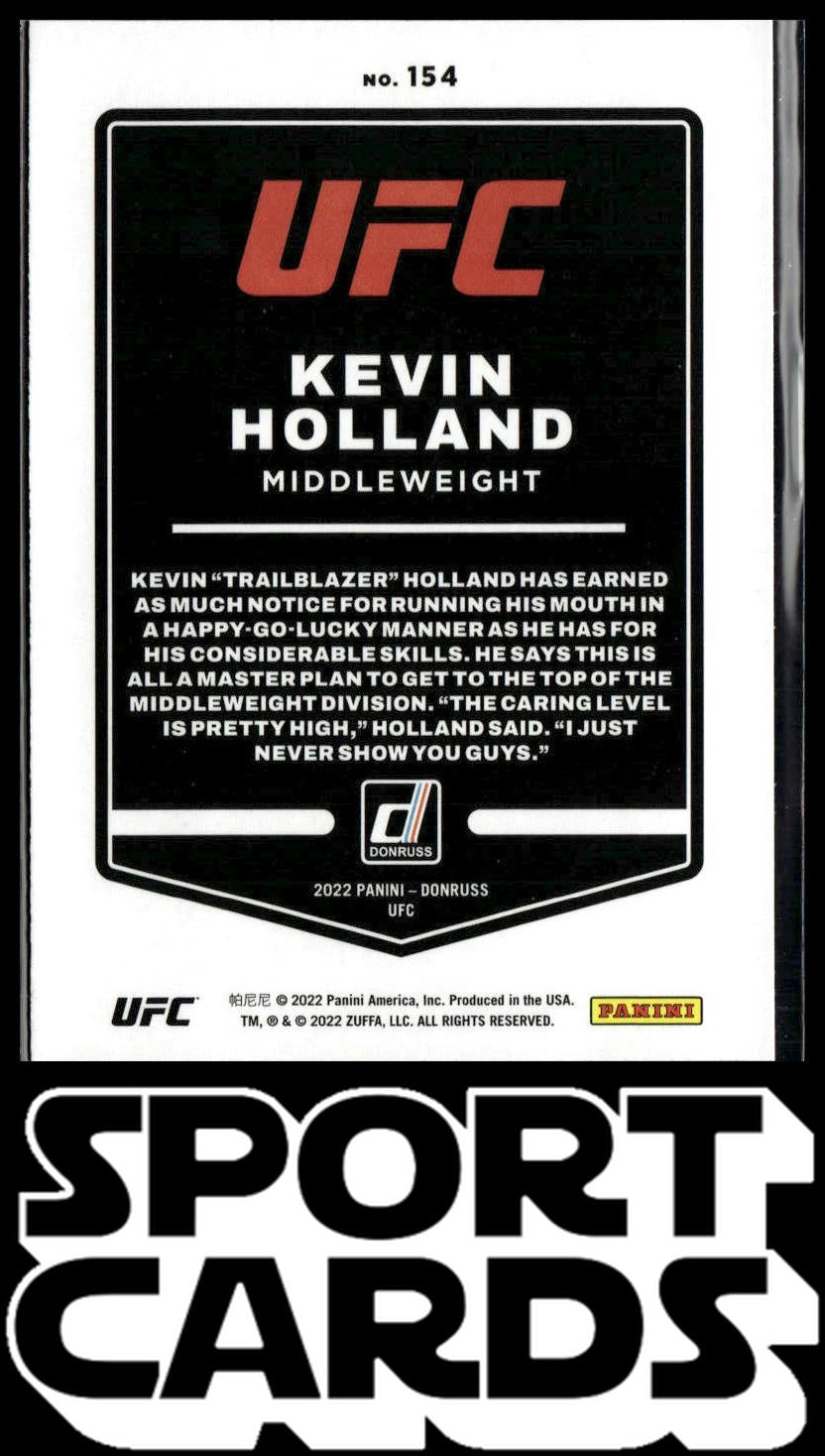 2022 Donruss UFC #154 Kevin Holland SportCards.com