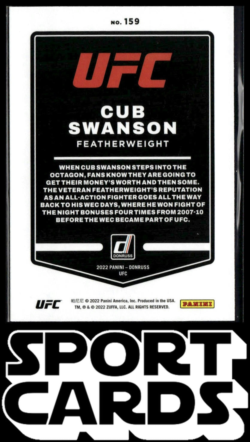 2022 Donruss UFC #159 Cub Swanson SportCards.com