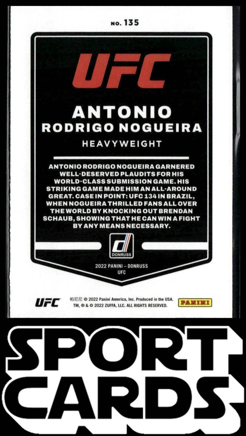 2022 Donruss UFC #135 Antonio Rodrigo Nogueira SportCards.com