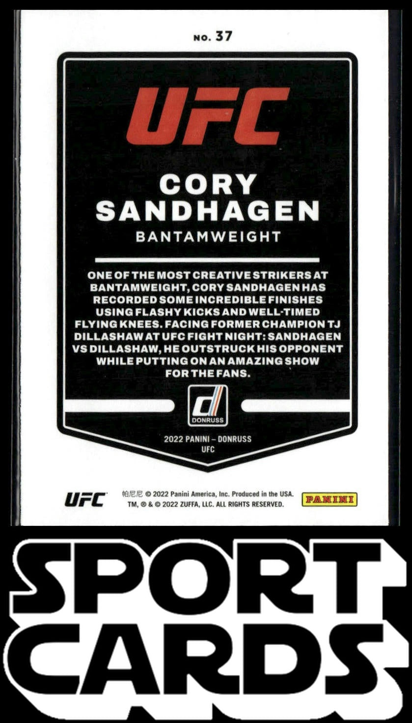2022 Donruss UFC #37 Cory Sandhagen SportCards.com
