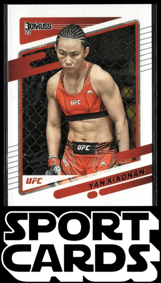 2022 Donruss UFC #80 Yan Xiaonan SportCards.com