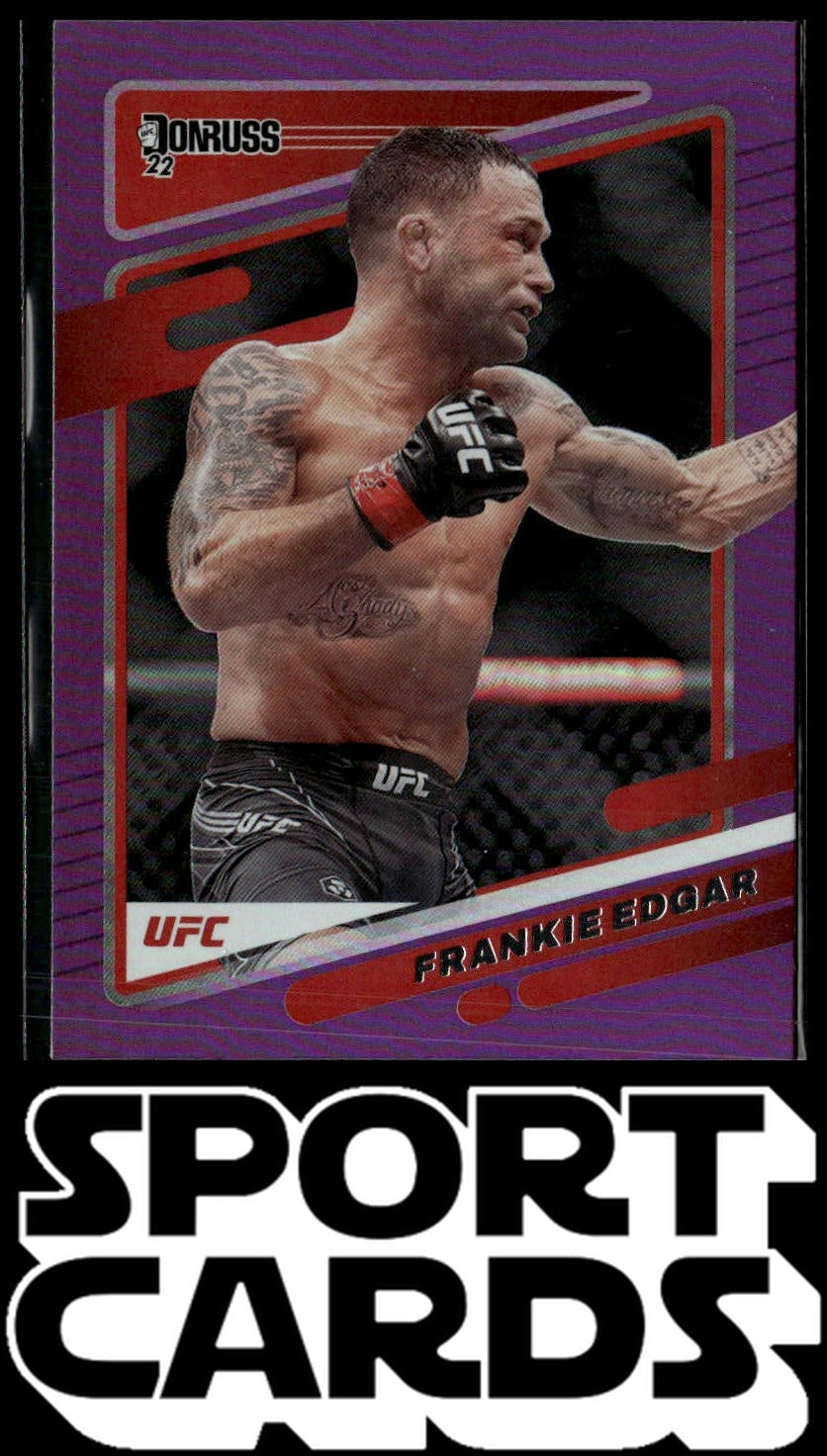 2022 Donruss UFC #49 Frankie Edgar Purple Flood SportCards.com