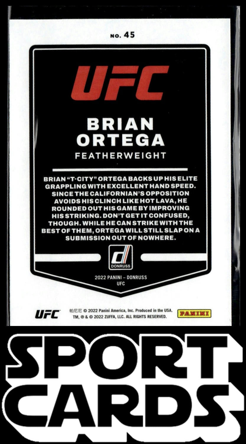 2022 Donruss UFC #45 Brian Ortega SportCards.com