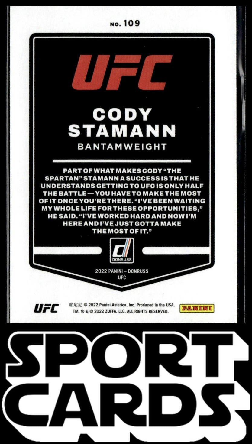 2022 Donruss UFC #109 Cody Stamann SportCards.com