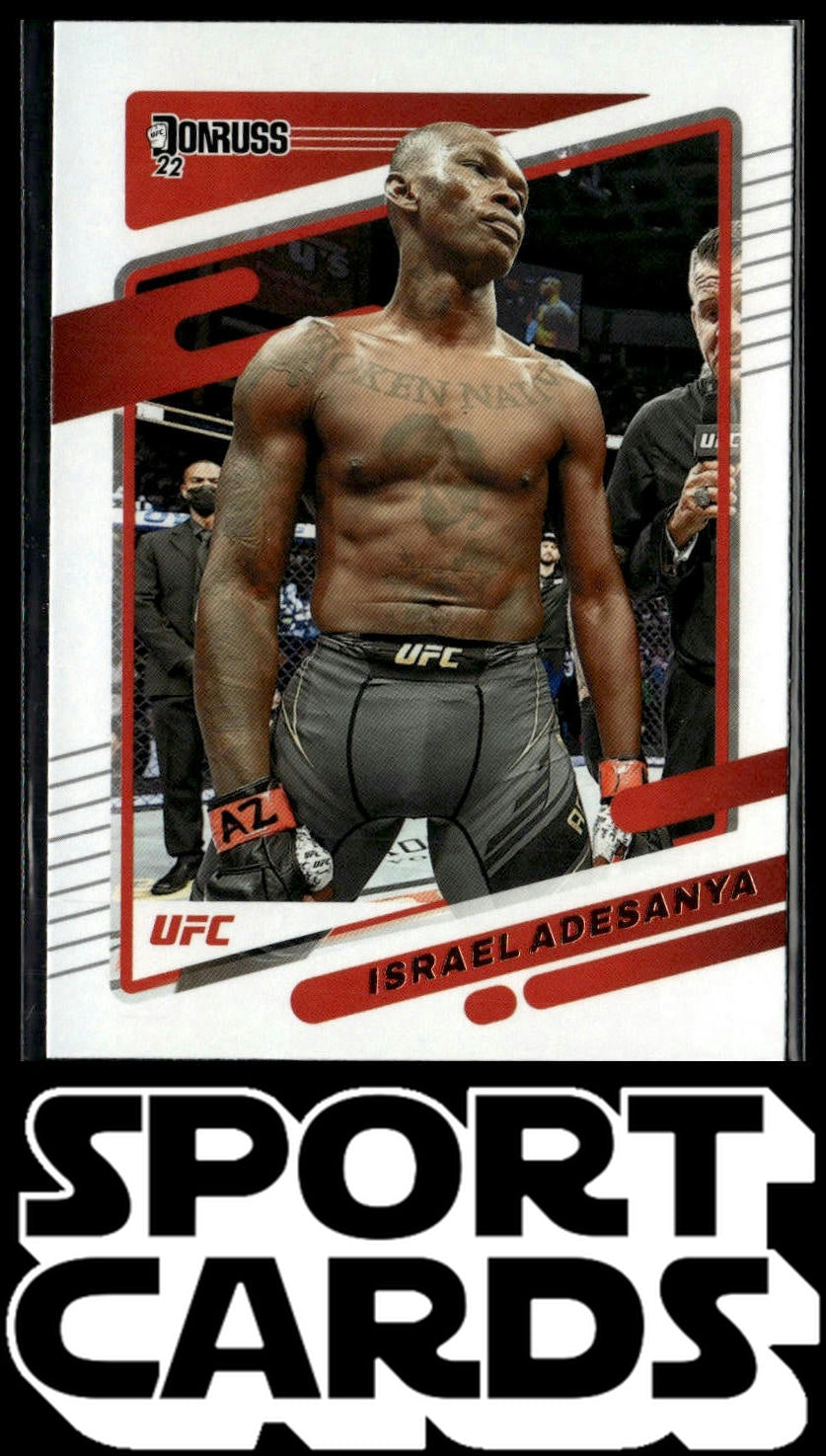 2022 Donruss UFC #11 Israel Adesanya SportCards.com