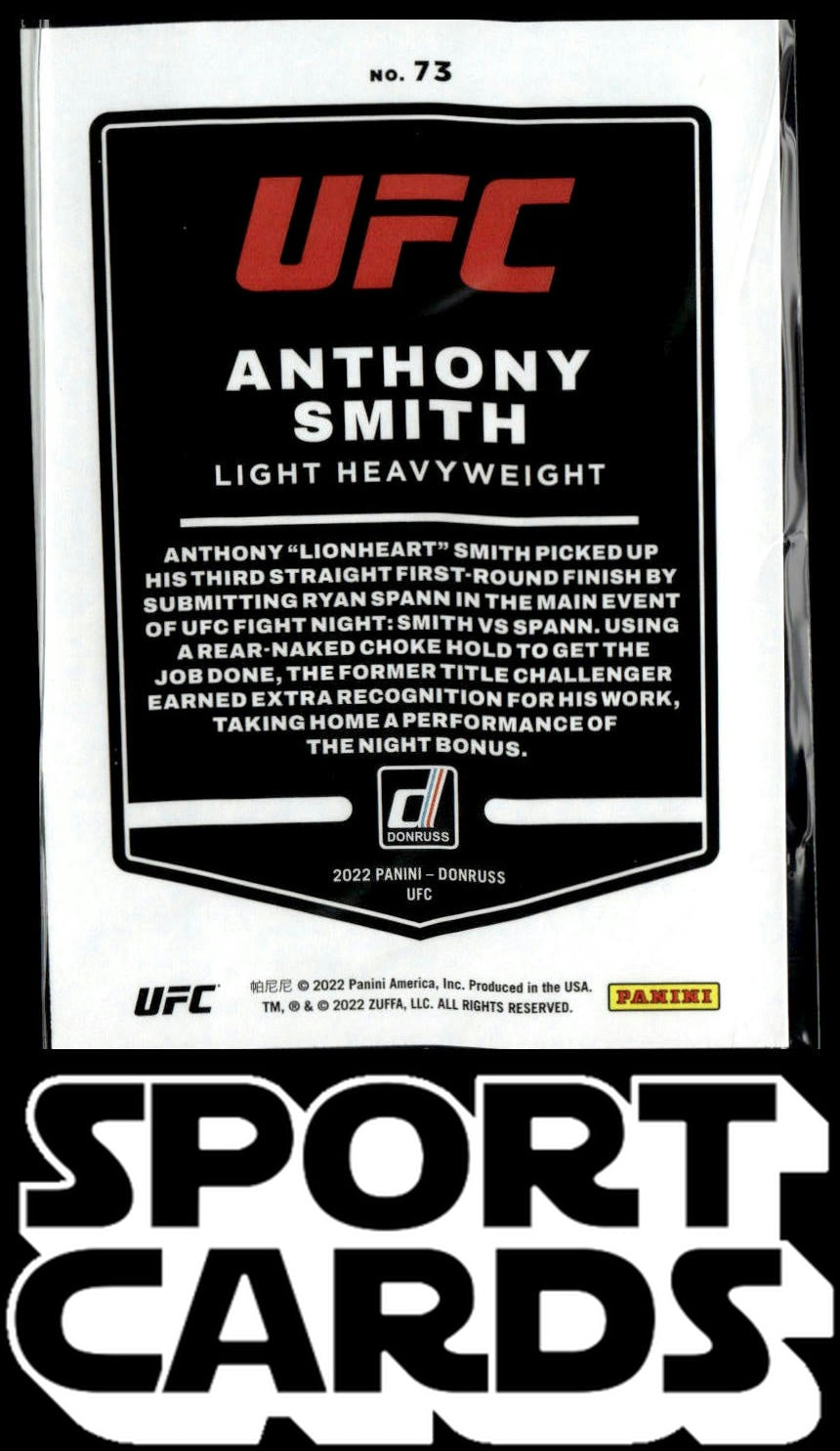 2022 Donruss UFC #73 Anthony Smith SportCards.com