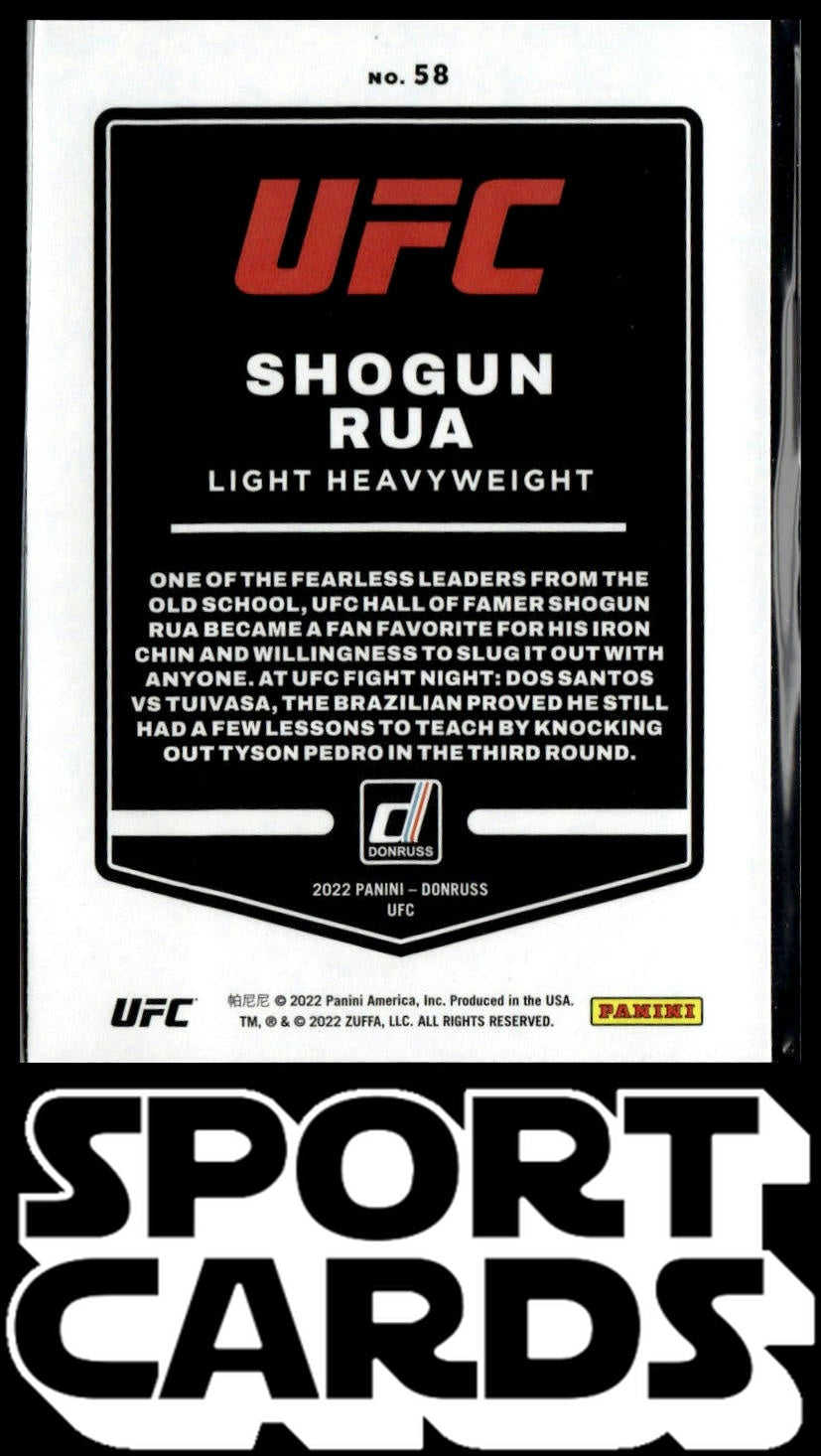 2022 Donruss UFC #58 Shogun Rua SportCards.com