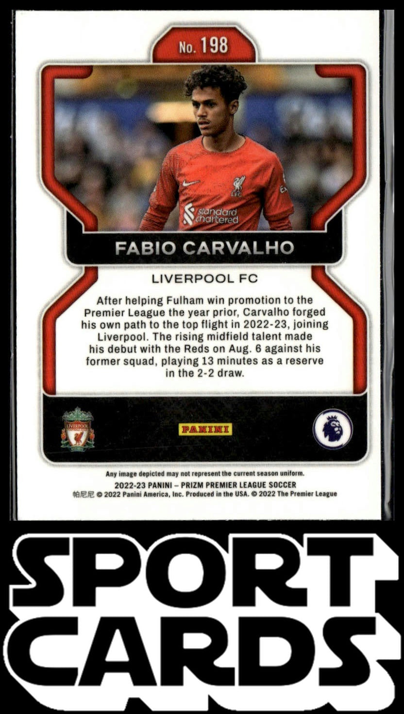 2022-23 Panini Prizm Premier League #198 Fabio Carvalho SportCards.com