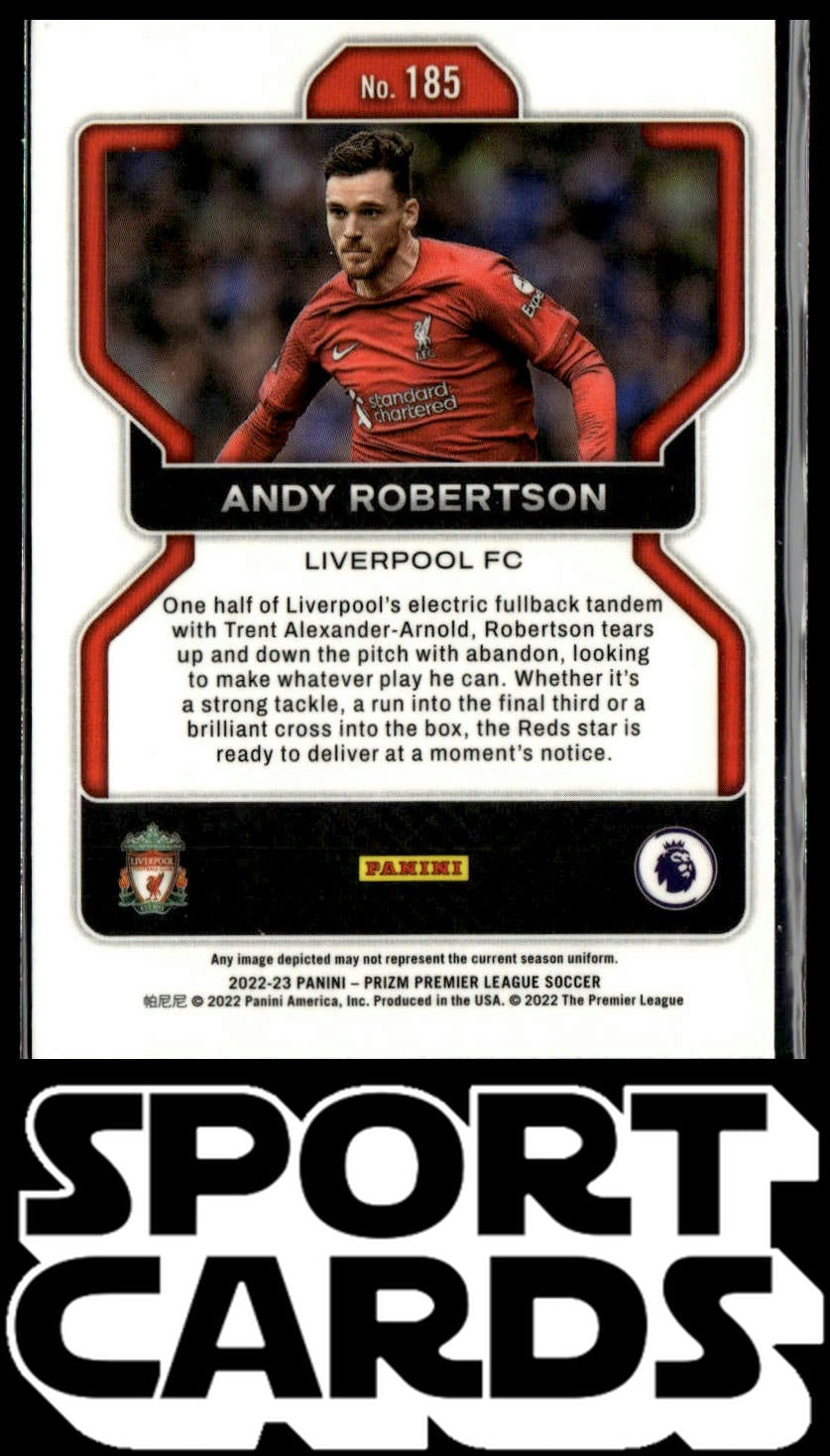 2022-23 Panini Prizm Premier League #185 Andy Robertson SportCards.com