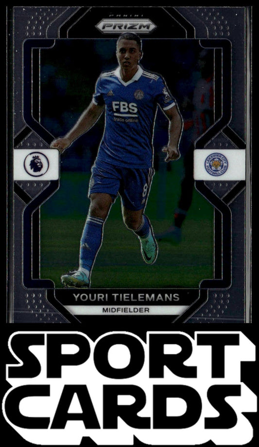 2022-23 Panini Prizm Premier League #100 Youri Tielemans SportCards.com
