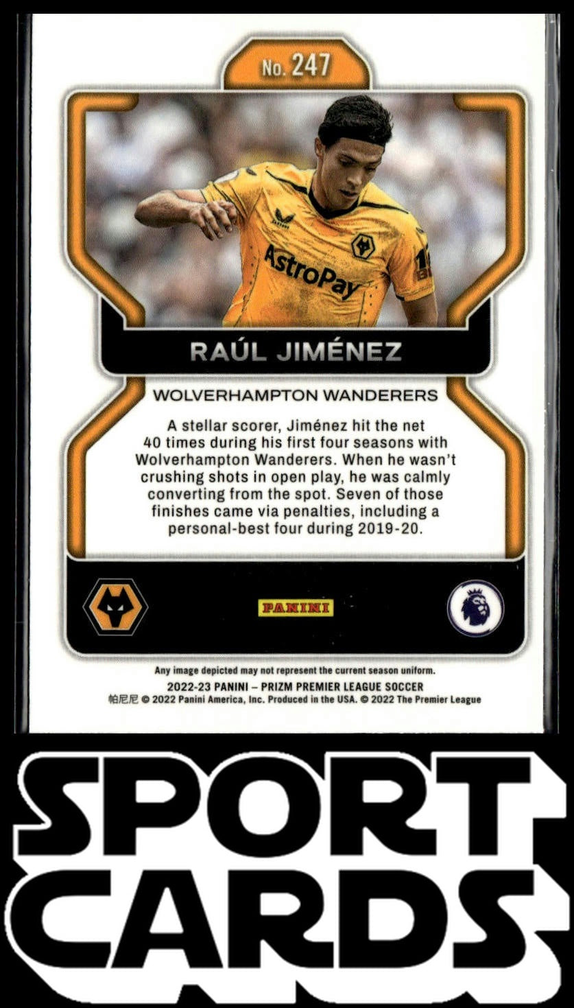 2022-23 Panini Prizm Premier League #247 Raul Jimenez SportCards.com