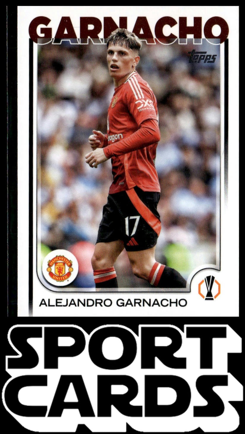 2024-25 Topps UEFA Club Competitions #147 Alejandro Garnacho SportCards.com