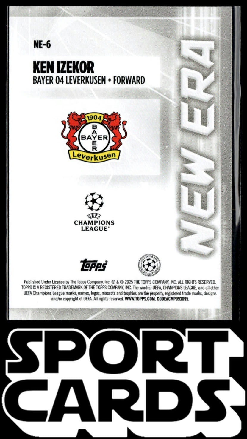 2024-25 Topps UEFA Club Competitions #NE-6 Ken Izekor New Era SportCards.com