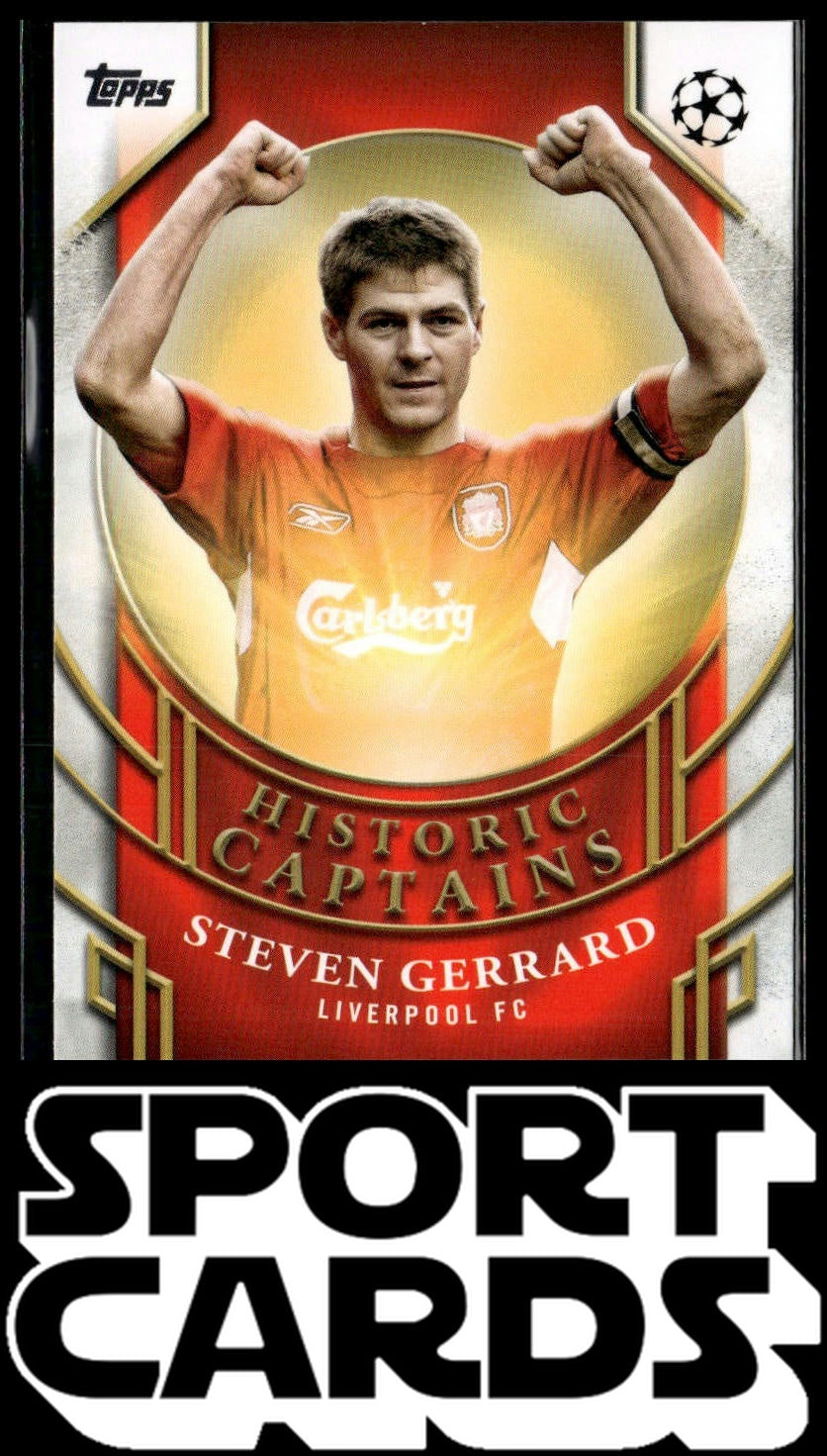 2024-25 Topps UEFA Club Competitions #HC-9 Steven Gerrard Historic Captains