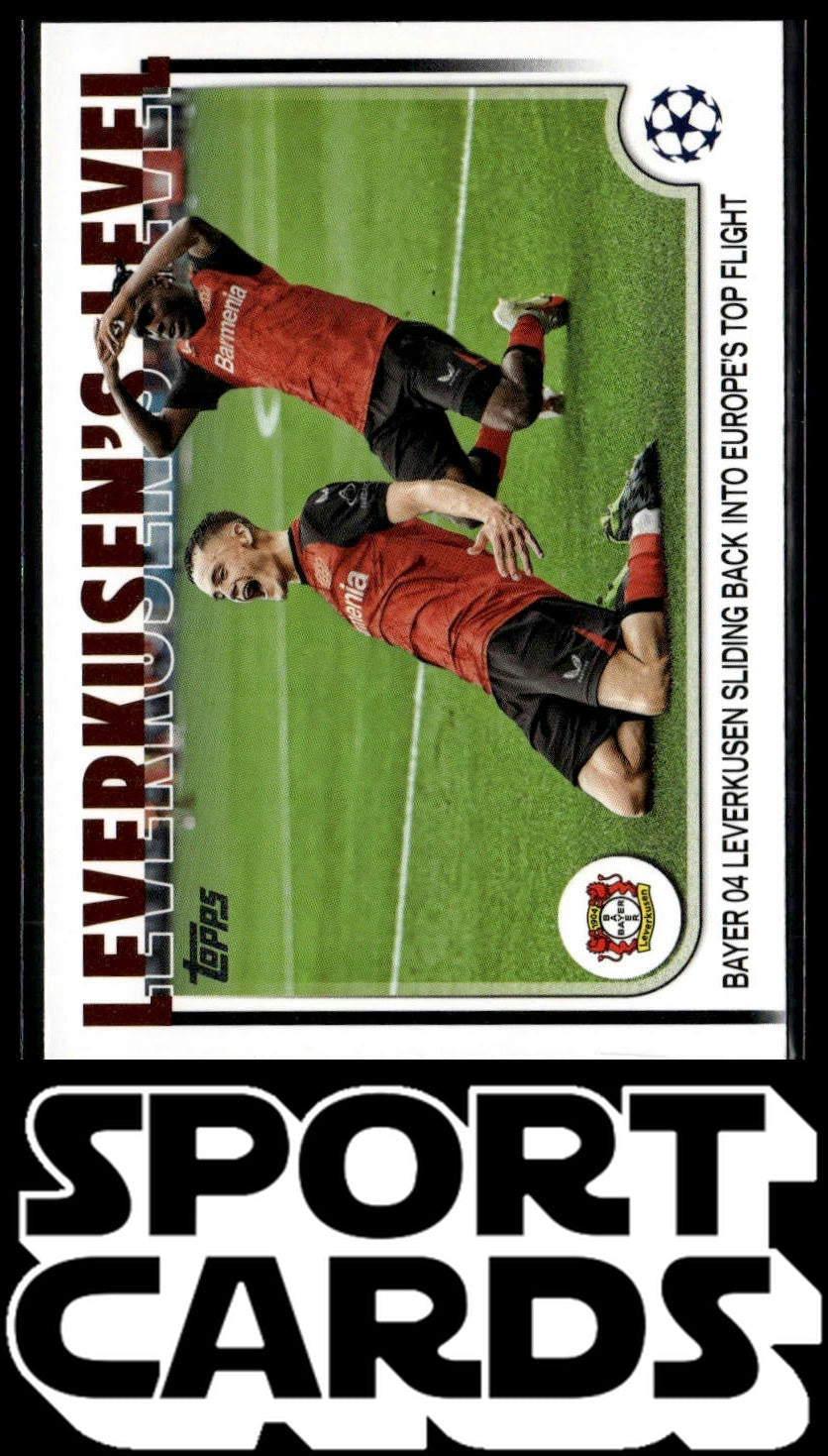 2024-25 Topps UEFA Club Competitions #186 Leverkusen's Level SportCards.com