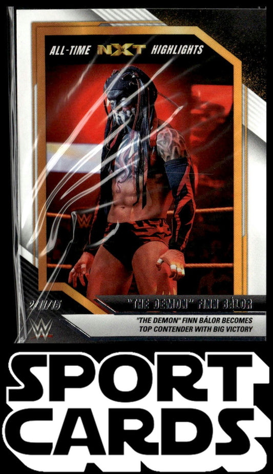 2022 Panini NXT 2.0 WWE #8 The Demon Finn Balor All-Time NXT Highlights