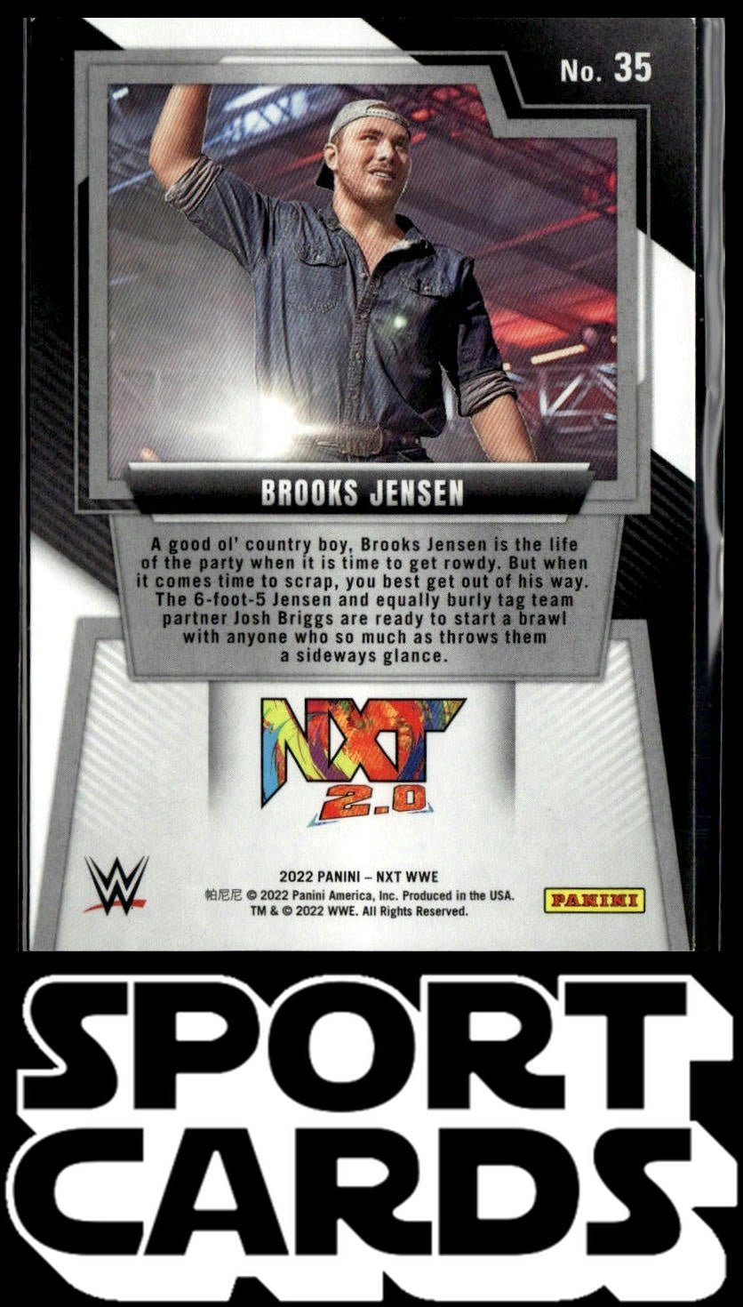 2022 Panini NXT 2.0 WWE #35 Brooks Jensen Silver SportCards.com