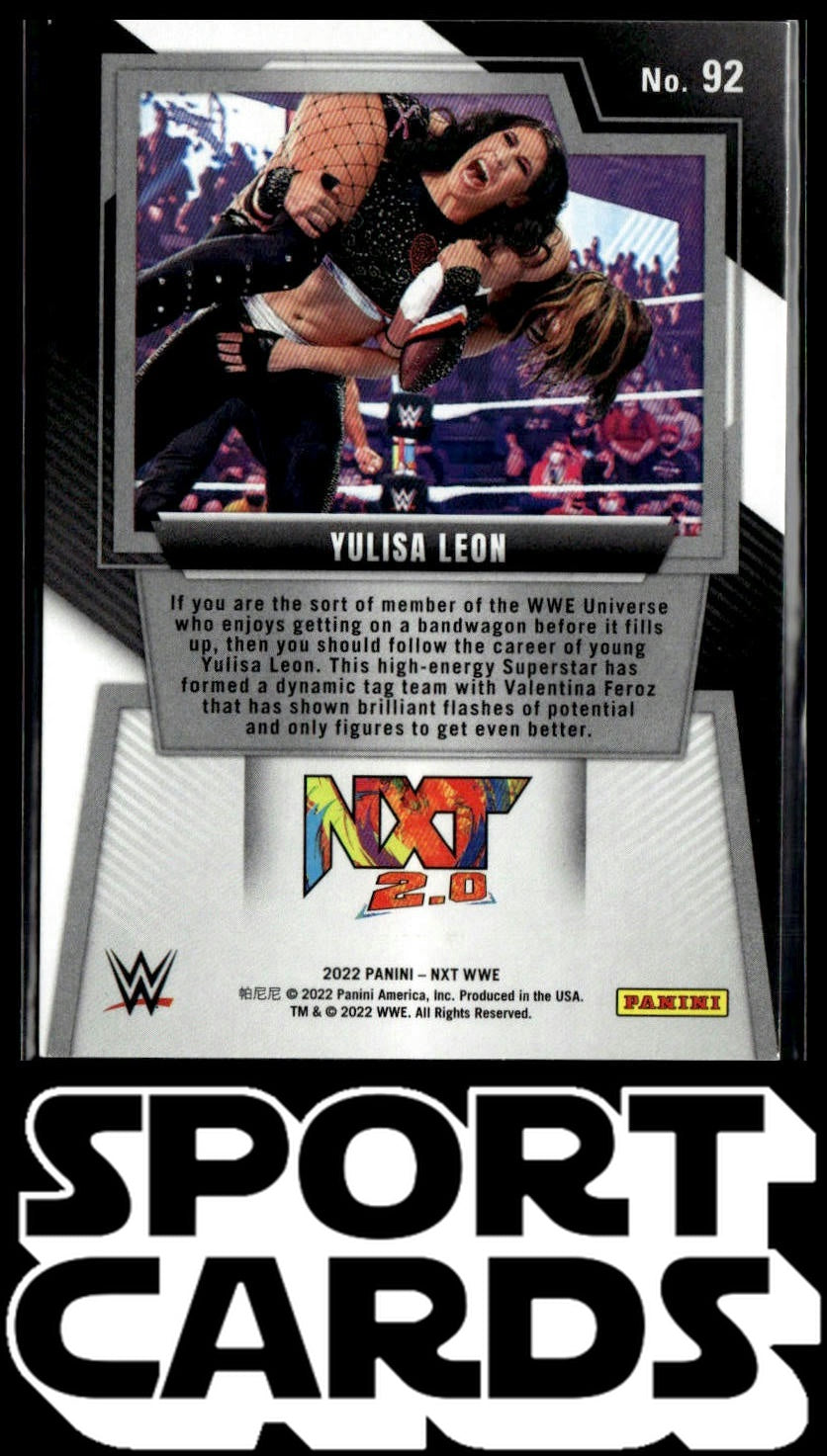 2022 Panini NXT 2.0 WWE #92 Yulisa Leon SportCards.com