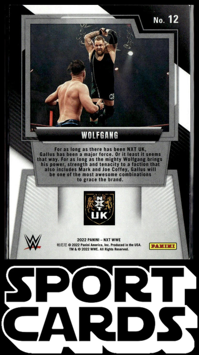 2022 Panini NXT 2.0 WWE #12 Wolfgang SportCards.com