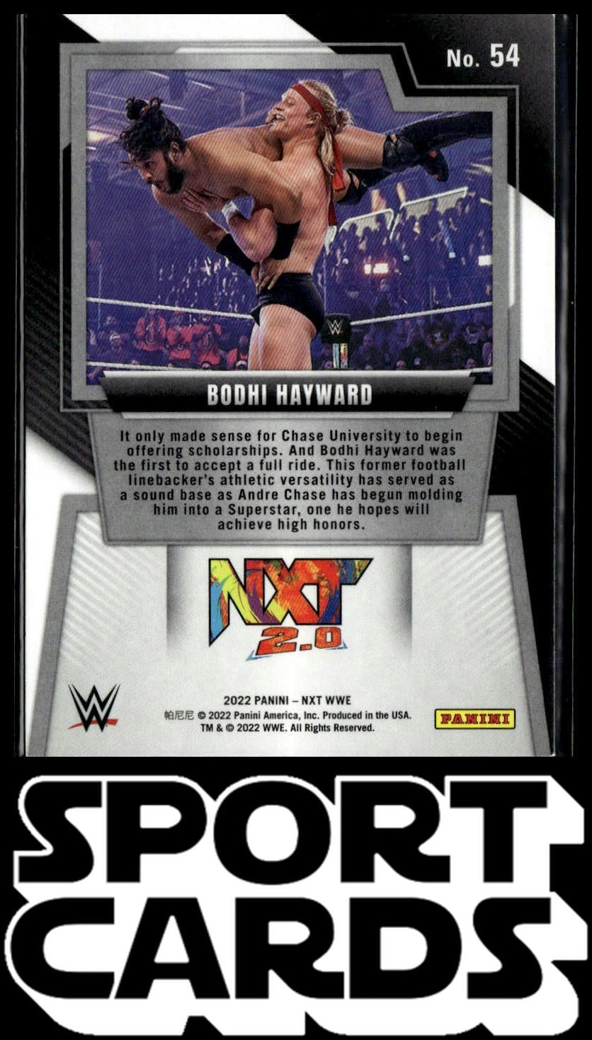 2022 Panini NXT 2.0 WWE #54 Bodhi Hayward SportCards.com
