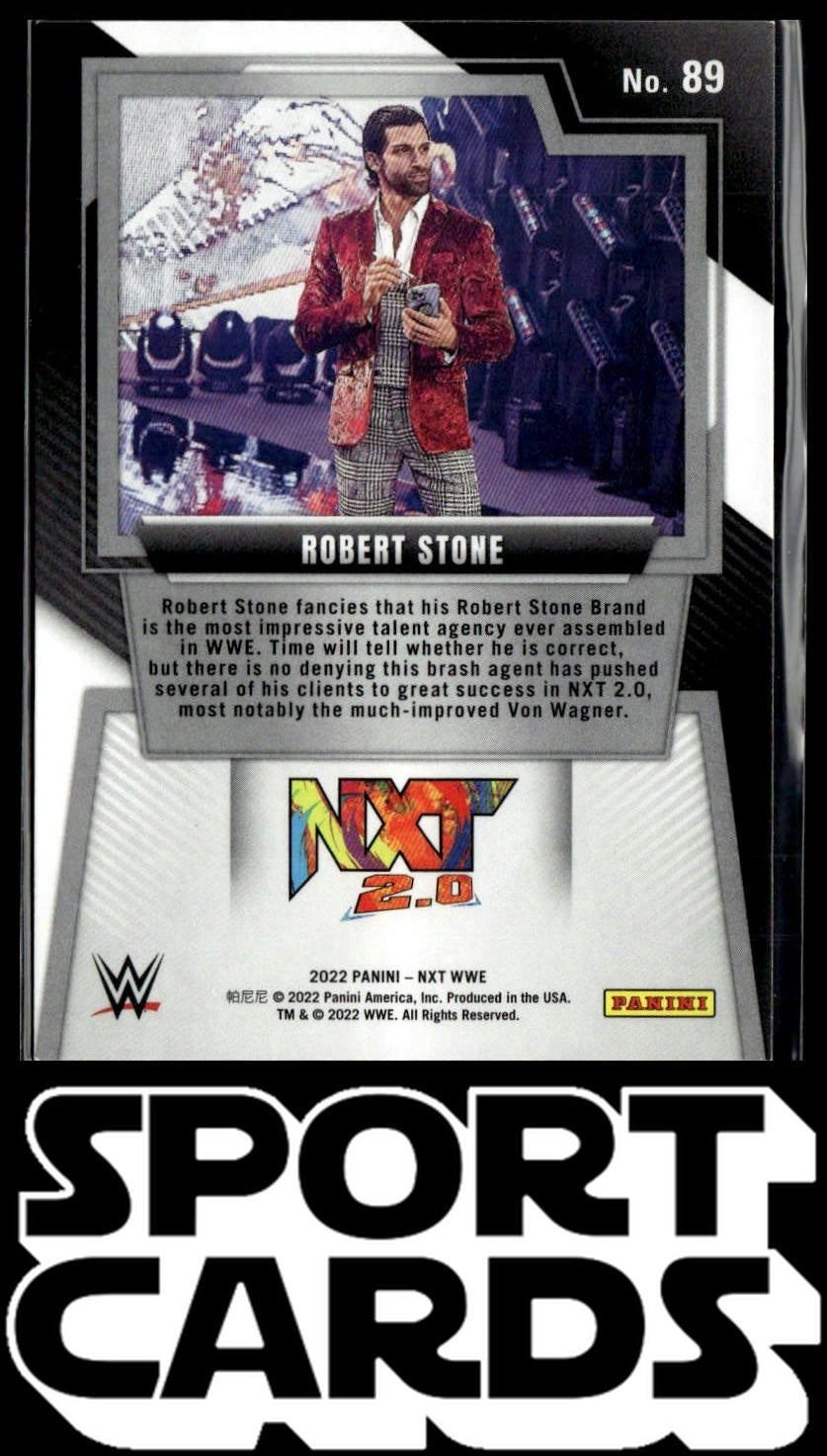 2022 Panini NXT 2.0 WWE #89 Robert Stone SportCards.com