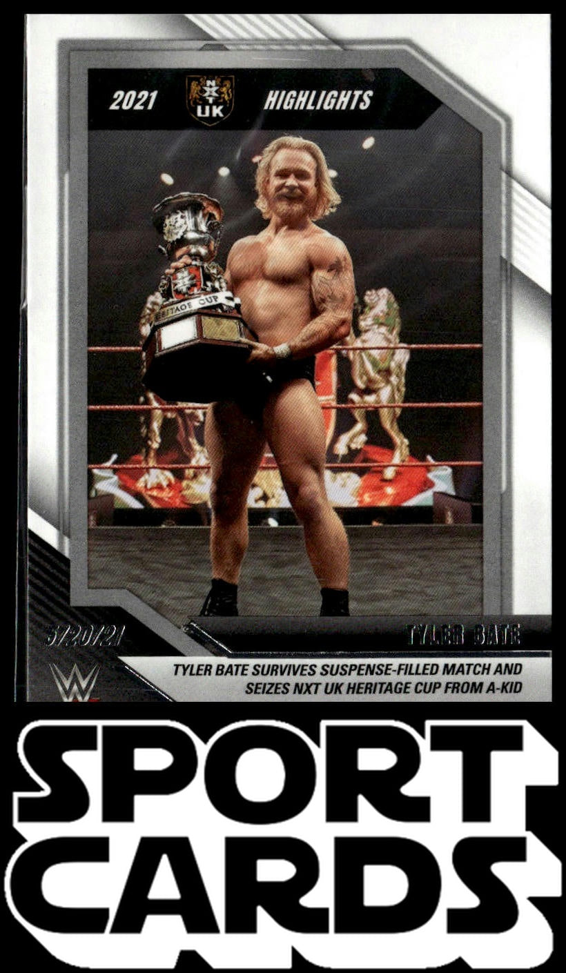2022 Panini NXT 2.0 WWE #45 Tyler Bate 2021 NXT Highlights SportCards.com