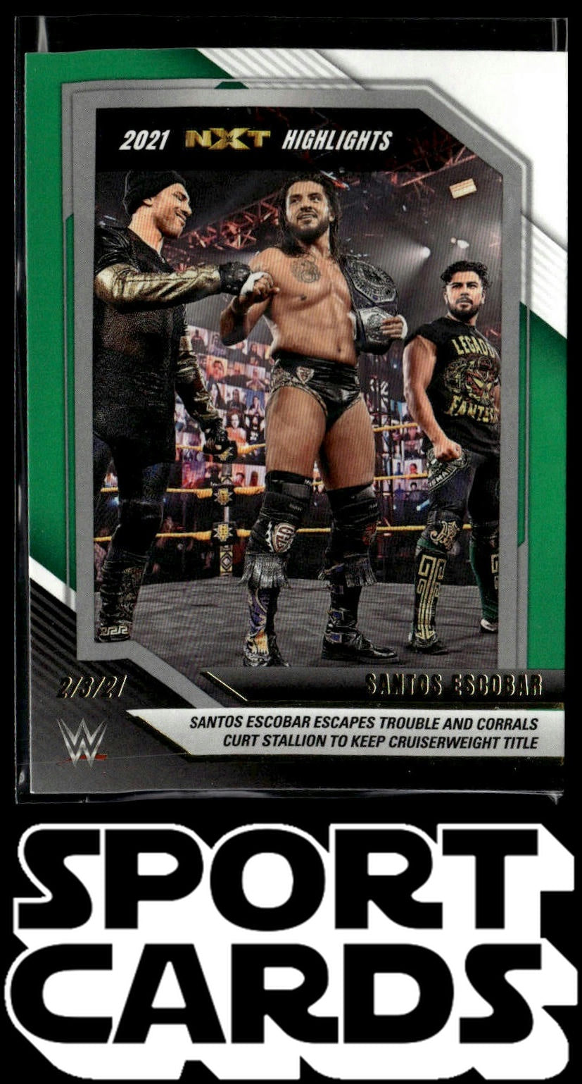 2022 Panini NXT 2.0 WWE #4 Santos Escobar 2021 NXT Highlights SportCards.com