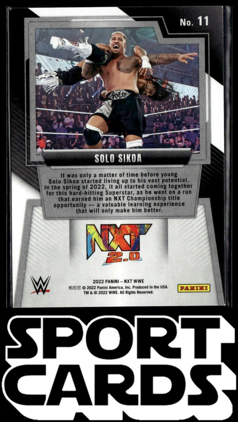 2022 Panini NXT 2.0 WWE #11 Solo Sikoa SportCards.com