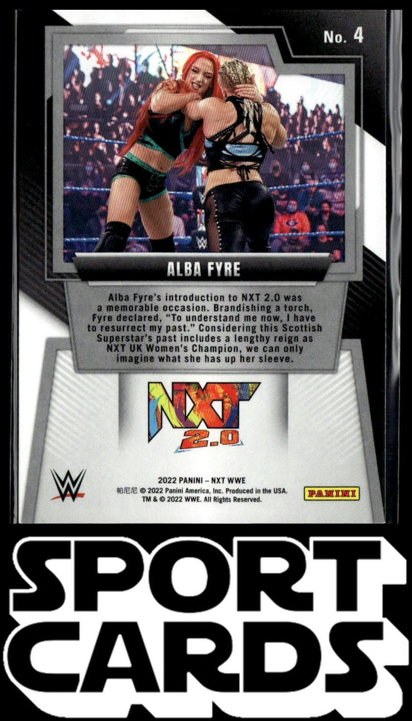 2022 Panini NXT 2.0 WWE #4 Alba Fyre SportCards.com