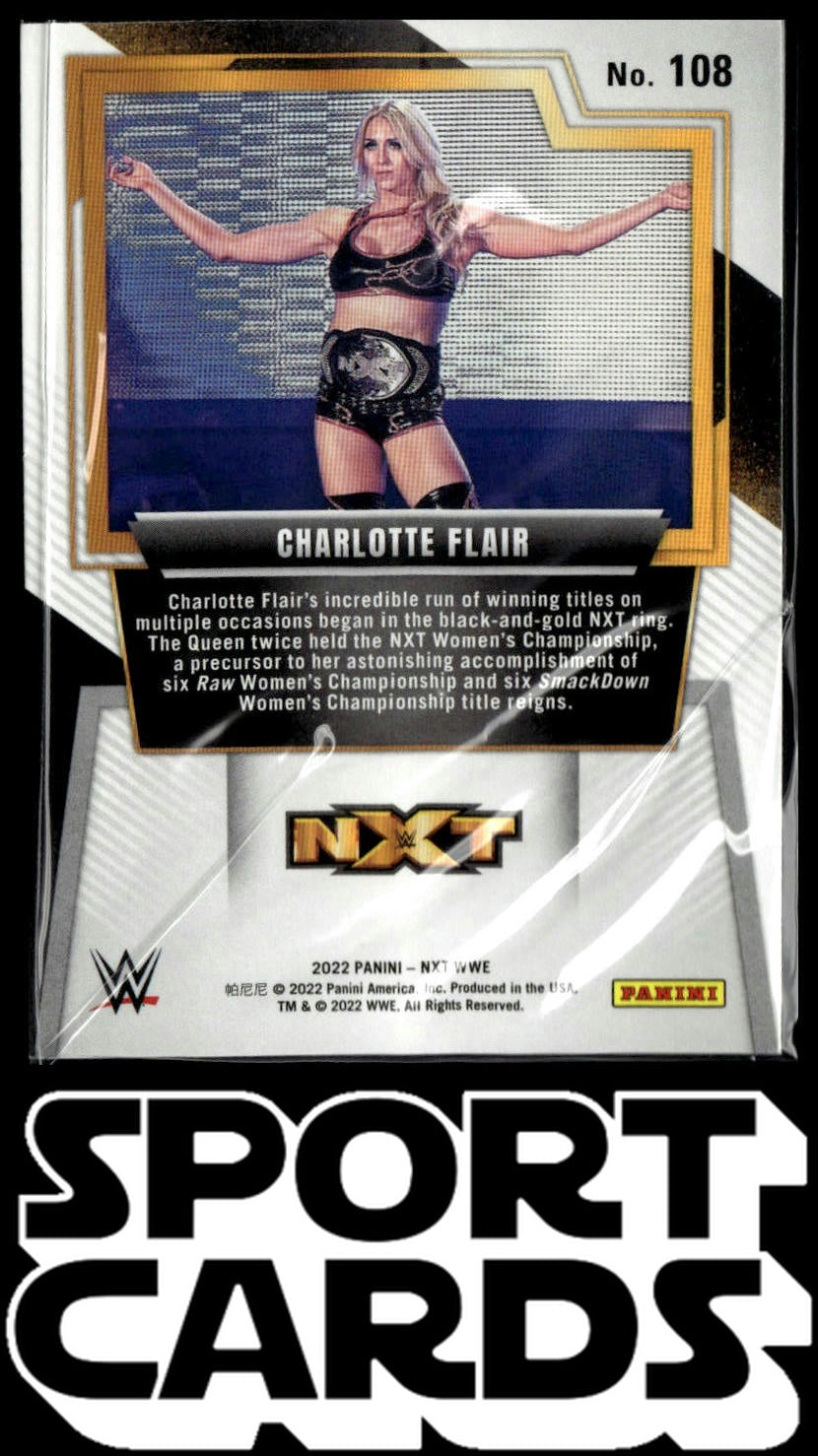 2022 Panini NXT 2.0 WWE #108 Charlotte Flair Green SportCards.com