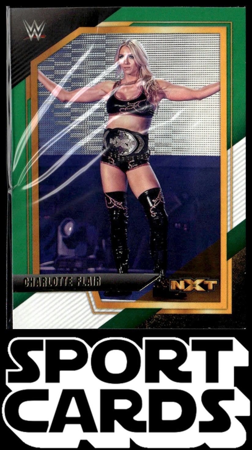 2022 Panini NXT 2.0 WWE #108 Charlotte Flair Green SportCards.com