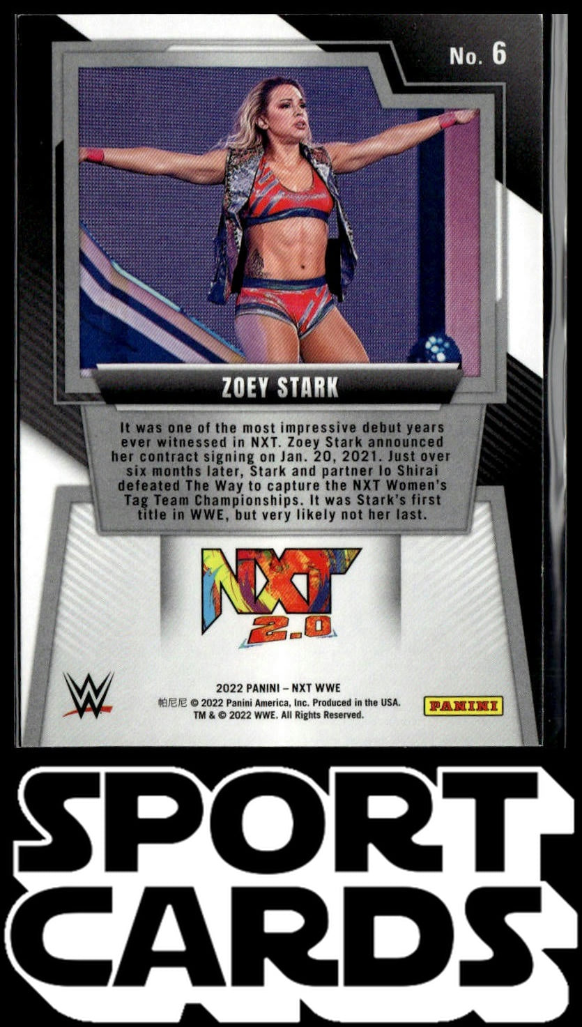2022 Panini NXT 2.0 WWE #6 Zoey Stark SportCards.com
