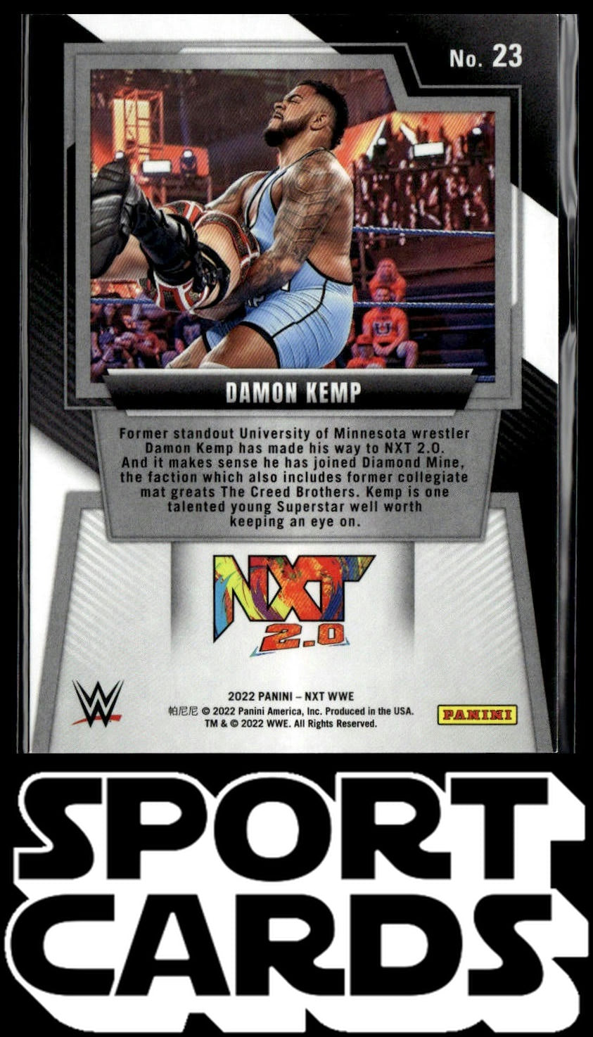 2022 Panini NXT 2.0 WWE #23 Damon Kemp SportCards.com